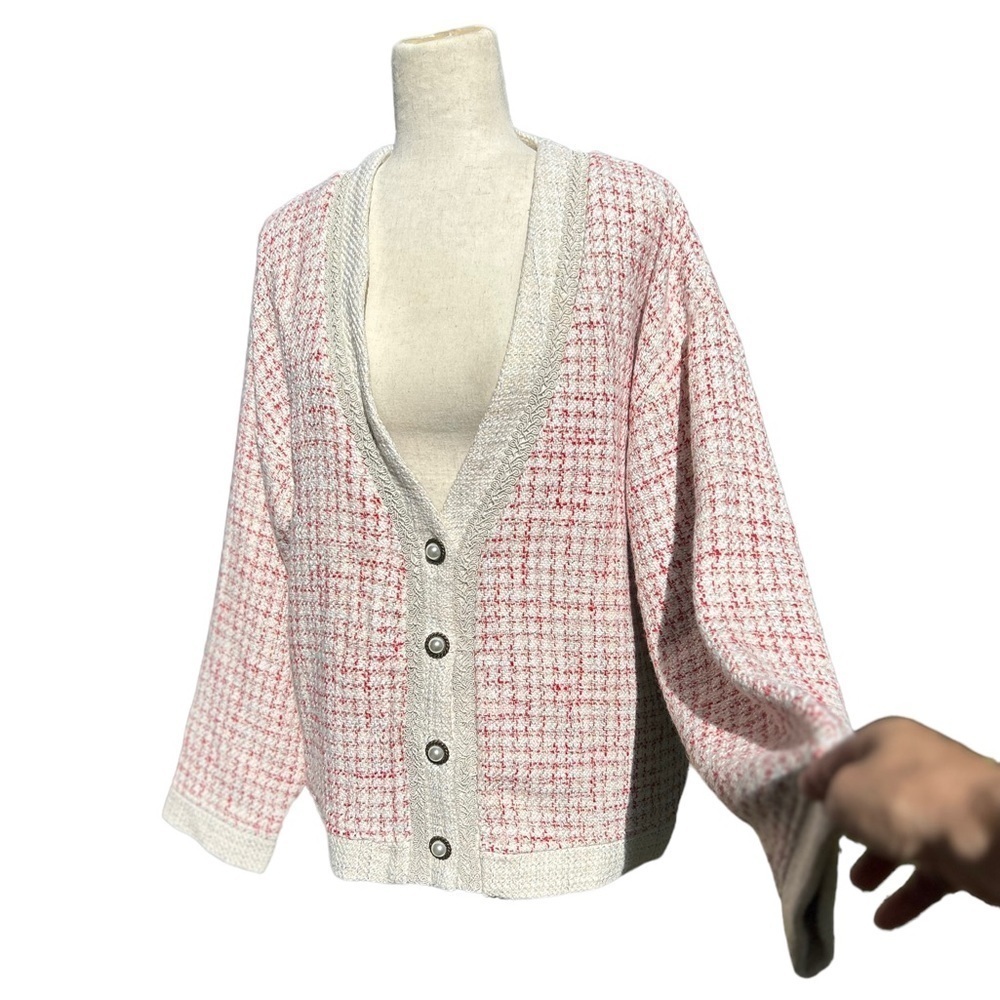 Sister Jane Tweed Cardigan Blazer NWOT Size Small - Picture 4 of 9
